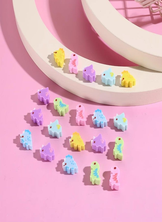 زاكفور مجموعة متنوعة من 150 قطعة من ممحاة أقلام الرصاص الصغيرة المبتكرة، بكميات كبيرة كهدايا وجوائز (ديناصور) - Image 5